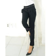 Load image into Gallery viewer, New Fashion Autumn Women High Waist Casual Pants Ladies Elegant Silm Plus Size
