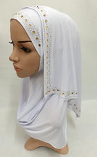 Load image into Gallery viewer, Fashion Rhinestone Women Lady Muslim Wrap Style Hijab Islamic Scarf Arab Shawls Headwear
