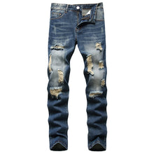 Load image into Gallery viewer, Fashion Retro Hole Jeans Men Cotton Denim Trouser Male Plus Size High Quality Jeans
