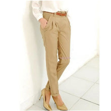 Load image into Gallery viewer, New Fashion Autumn Women High Waist Casual Pants Ladies Elegant Silm Plus Size
