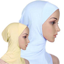 Load image into Gallery viewer, Soft Muslim Full Cover Inner Women&#39;s Hijab bonnet Cap Islamic Underscarf Neck Head Bonnet Hat
