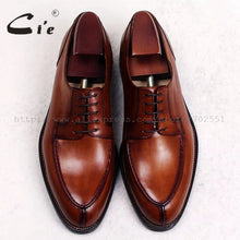 Load image into Gallery viewer, Custom Handmade Genuine Calf Leather Outsole Breathable Lacing Men&#39;s Derby shoe
