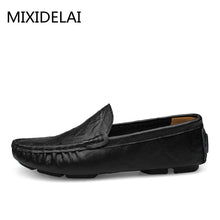 Load image into Gallery viewer, Soft Leather Men Loafers New Handmade Casual Moccasins For Men Leather Flat Shoes Big Size 36-48 Fashion
