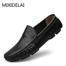 Load image into Gallery viewer, Soft Leather Men Loafers New Handmade Casual Moccasins For Men Leather Flat Shoes Big Size 36-48 Fashion
