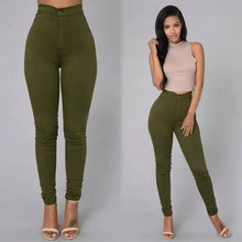 Load image into Gallery viewer, Plus Size New Women Sexy Stretch Pencil Pant Skinny Slim High Waist Womens Stylish Large Size Capris S-3XL
