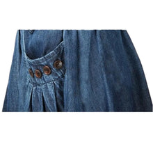 Load image into Gallery viewer, Fashion Denim All-match Loose Casual Jeans Elastic Waist Long Skirt For Women With Belt S-4XL
