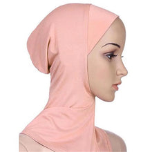 Load image into Gallery viewer, Soft Muslim Full Cover Inner Women&#39;s Hijab bonnet Cap Islamic Underscarf Neck Head Bonnet Hat
