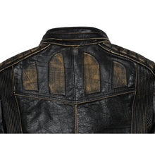 Load image into Gallery viewer, Vintage Motorcycle 100% Cowhide Genuine Leather Jackets Men&#39;s Biker Coat Moto Jacket 5XL
