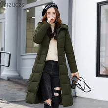 Load image into Gallery viewer, Large M-5XL Woman Winter Down Parkas Coats Warm Quilted Cotton Jacket Outwear
