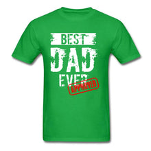 Load image into Gallery viewer, Best Dad Ever. Approved Tshirt Mens T-shirts 100% Cotton Tops Funny Letter Tees Europe Clothing Black
