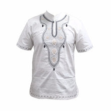 Load image into Gallery viewer, Dashikiage Embroidery Pan-African Holiday Kwanzaa Fashion Tee Shirts Cool Outfit High Quality Causal T-shirt
