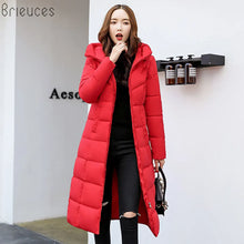 Load image into Gallery viewer, Large M-5XL Woman Winter Down Parkas Coats Warm Quilted Cotton Jacket Outwear
