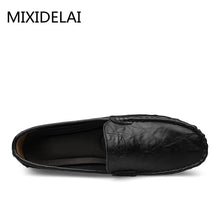 Load image into Gallery viewer, Soft Leather Men Loafers New Handmade Casual Moccasins For Men Leather Flat Shoes Big Size 36-48 Fashion
