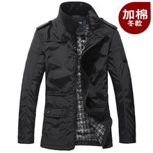 Load image into Gallery viewer, 2023 Winter Men Windproof Thick Warm Trench Coat Parka Clothing
