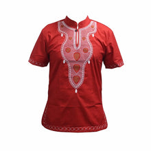 Load image into Gallery viewer, Dashikiage Embroidery Pan-African Holiday Kwanzaa Fashion Tee Shirts Cool Outfit High Quality Causal T-shirt
