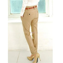 Load image into Gallery viewer, New Fashion Autumn Women High Waist Casual Pants Ladies Elegant Silm Plus Size
