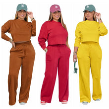 Load image into Gallery viewer, 2 piece sets women winter outfits for woman fall clothing tracksuit
