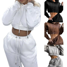 Load image into Gallery viewer, Women 2 Piece Set Casual Sport Tracksuit Hoodies Winter Sportswear
