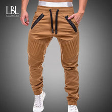 Load image into Gallery viewer, New Leisure Cotton Mens Joggers Casual Sweatpants Workout Slim Fit Trousers
