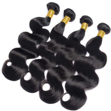 Load image into Gallery viewer, 12A Brazilian Body Wave Hair 1/3/4 Bundles Deal 100% Virgin Human Hair Extensions BodyWave Bundles Brazillian Hair Weave Bundles
